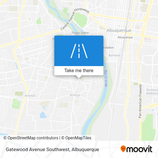 Mapa de Gatewood Avenue Southwest
