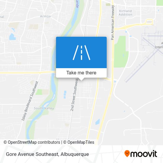 Gore Avenue Southeast map