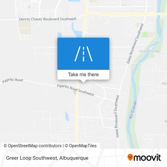 Greer Loop Southwest map