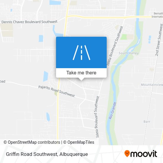 Griffin Road Southwest map
