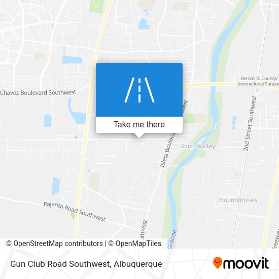 Mapa de Gun Club Road Southwest