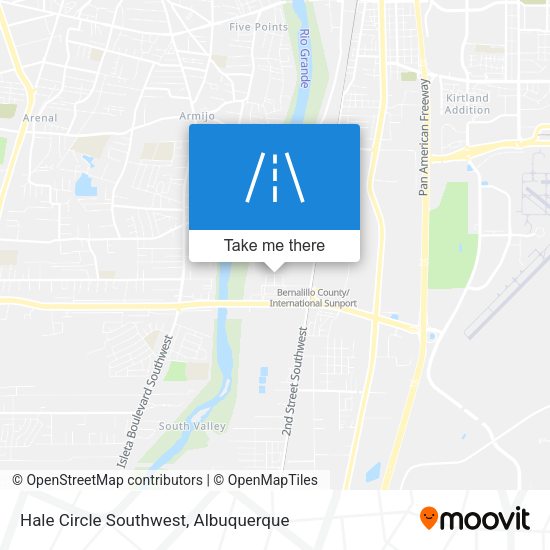 Hale Circle Southwest map