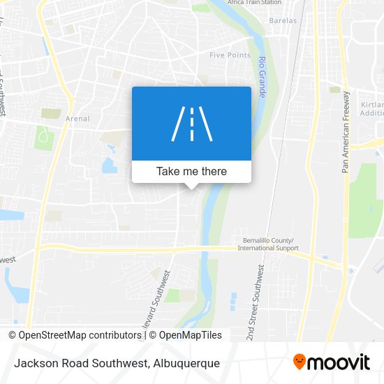 Mapa de Jackson Road Southwest