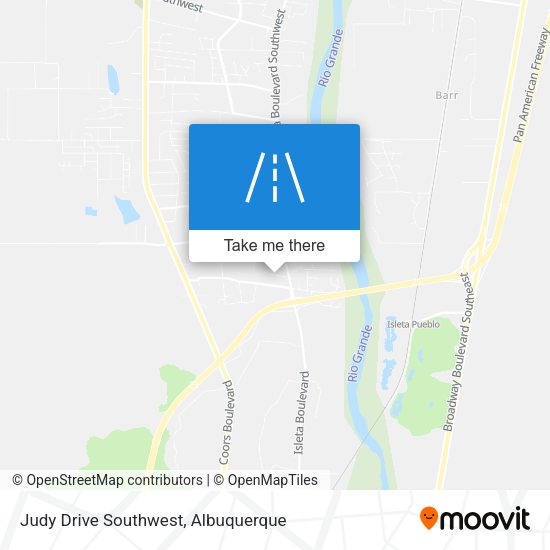 Mapa de Judy Drive Southwest