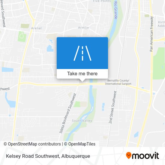 Kelsey Road Southwest map