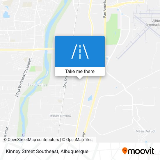 Mapa de Kinney Street Southeast