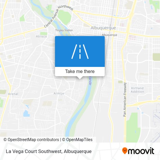 Mapa de La Vega Court Southwest
