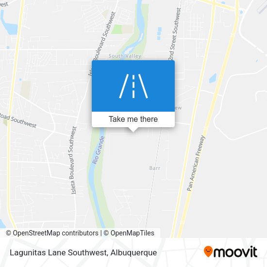 Lagunitas Lane Southwest map