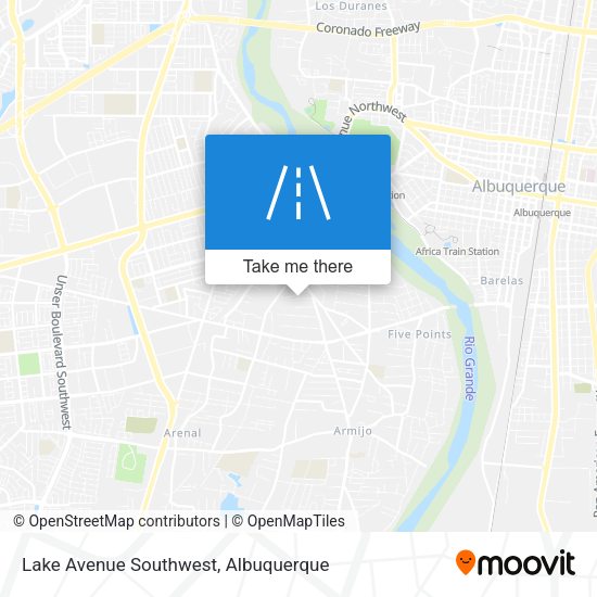 Mapa de Lake Avenue Southwest