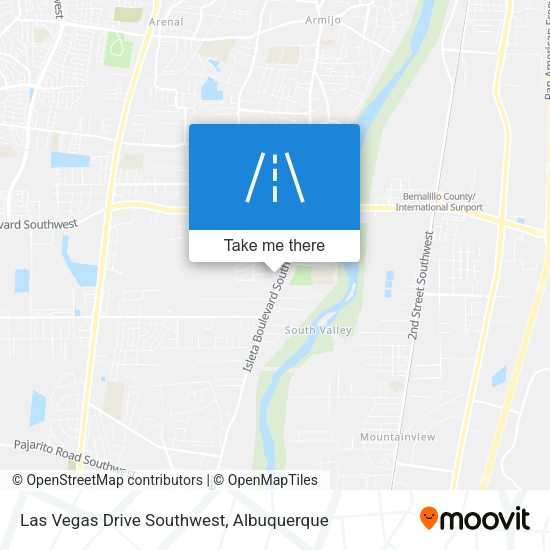 Las Vegas Drive Southwest map