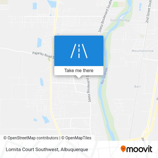 Mapa de Lomita Court Southwest