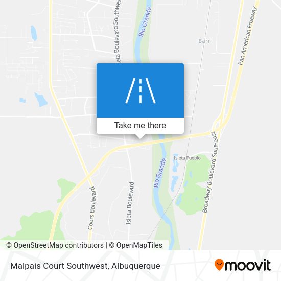 Mapa de Malpais Court Southwest