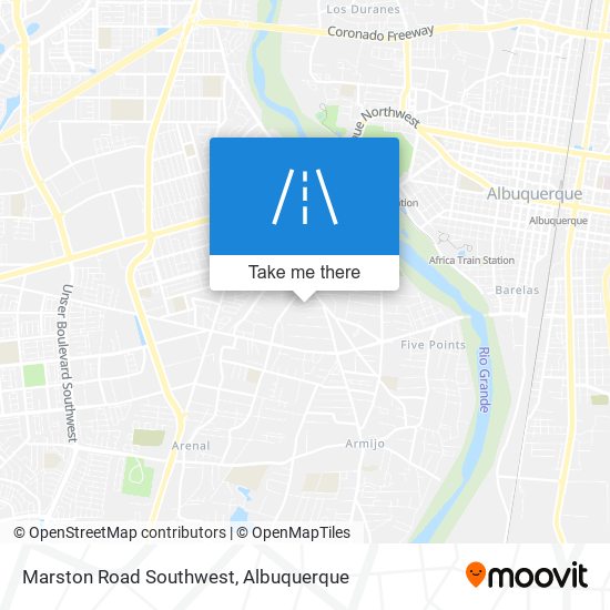 Marston Road Southwest map