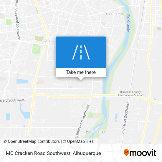 Mapa de MC Cracken Road Southwest