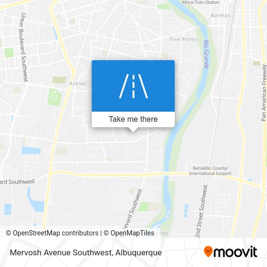 Mapa de Mervosh Avenue Southwest