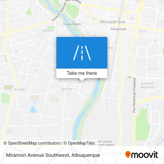 Miramon Avenue Southwest map
