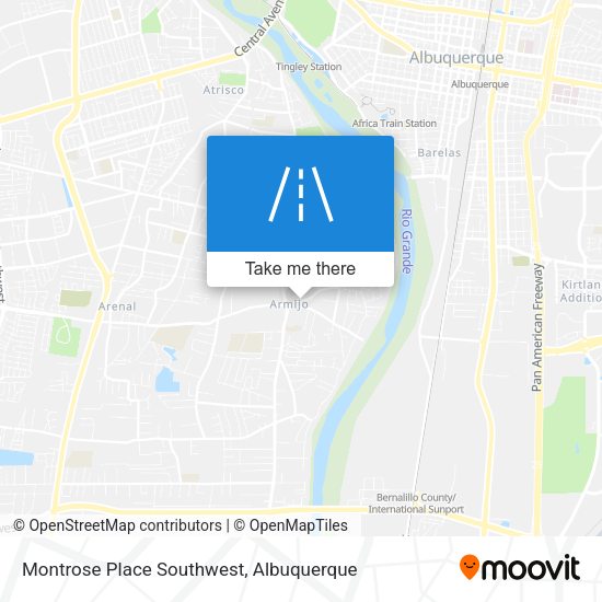 Montrose Place Southwest map
