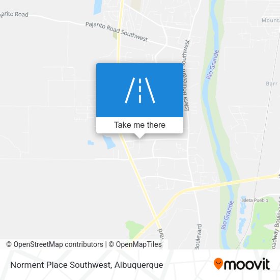 Norment Place Southwest map
