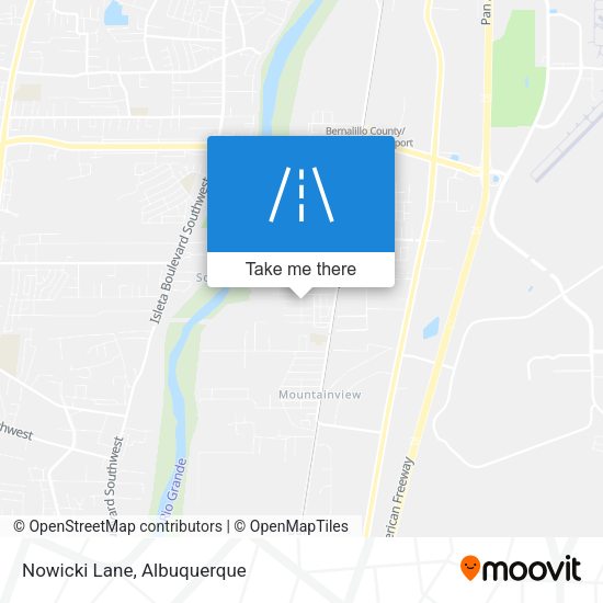 Mapa de Nowicki Lane