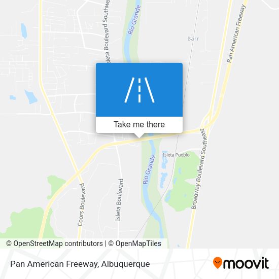 Pan American Freeway map