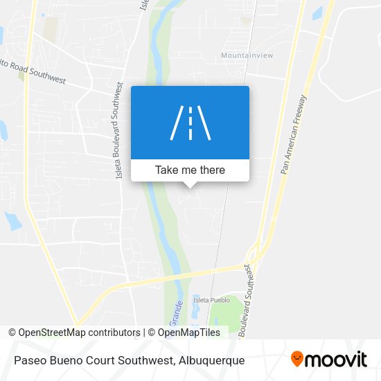 Paseo Bueno Court Southwest map