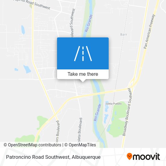 Mapa de Patroncino Road Southwest