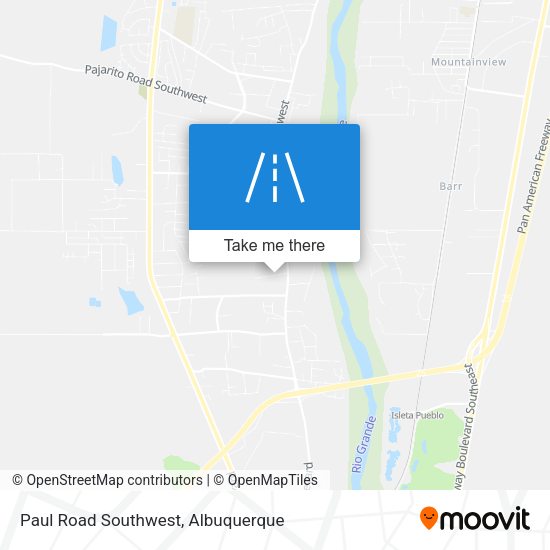 Paul Road Southwest map
