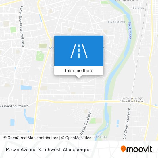 Mapa de Pecan Avenue Southwest