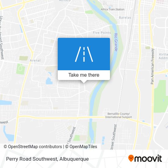 Perry Road Southwest map