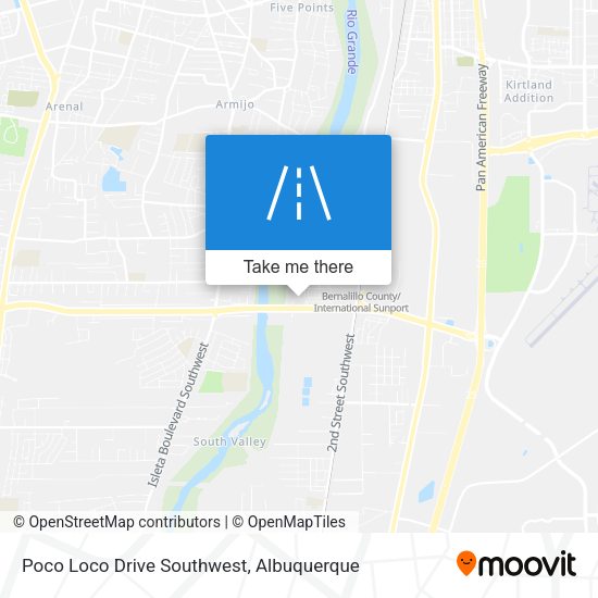 Poco Loco Drive Southwest map