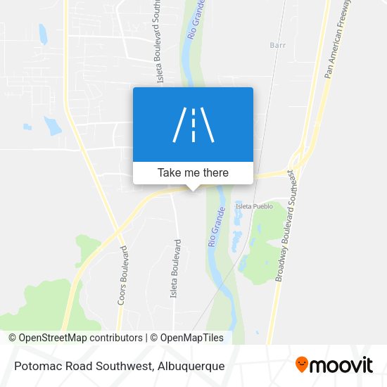 Mapa de Potomac Road Southwest