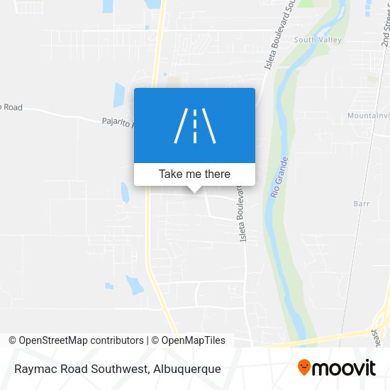 Raymac Road Southwest map