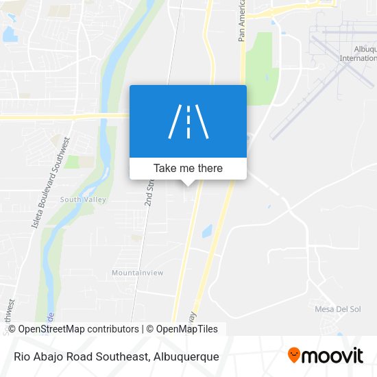 Mapa de Rio Abajo Road Southeast