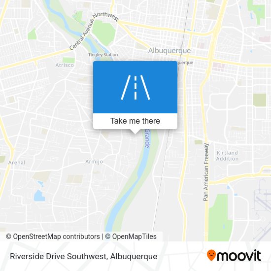 Mapa de Riverside Drive Southwest