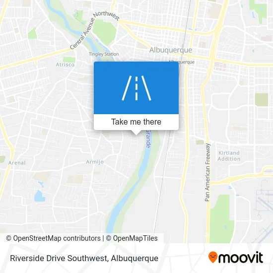 Riverside Drive Southwest map