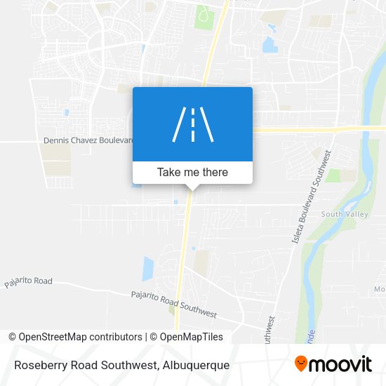 Roseberry Road Southwest map