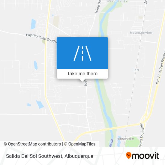 Mapa de Salida Del Sol Southwest
