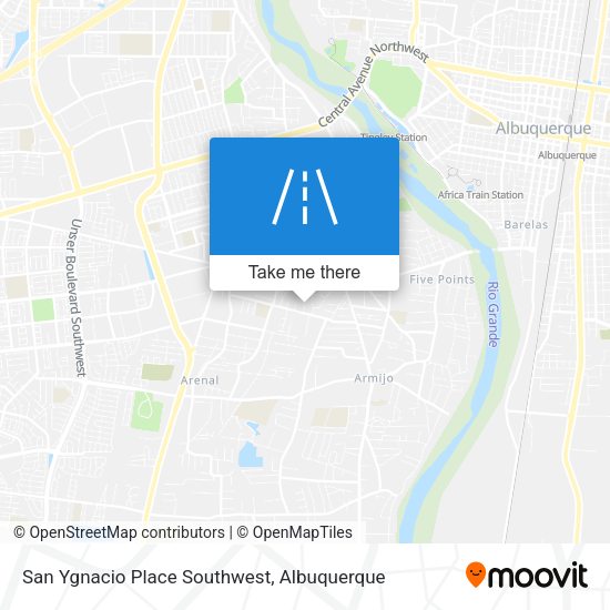 Mapa de San Ygnacio Place Southwest