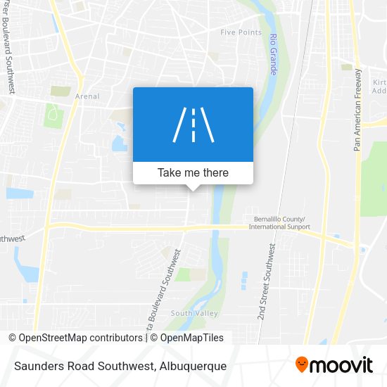Mapa de Saunders Road Southwest