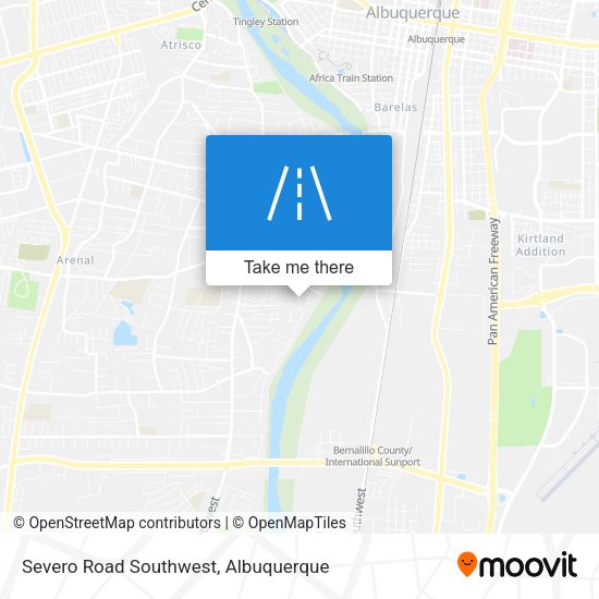 Severo Road Southwest map