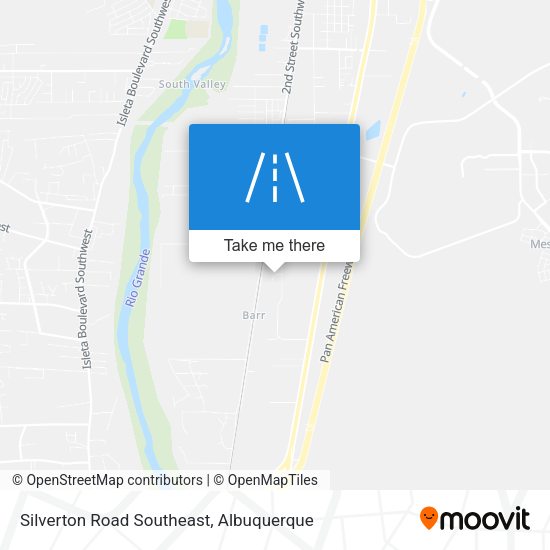 Silverton Road Southeast map