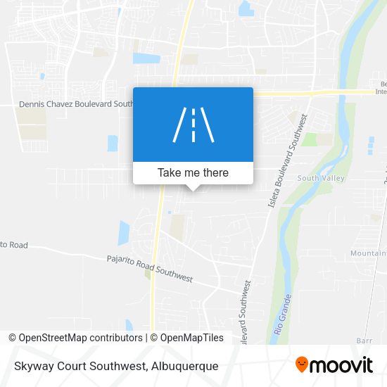 Skyway Court Southwest map