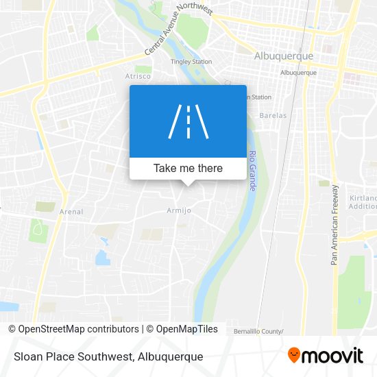 Sloan Place Southwest map