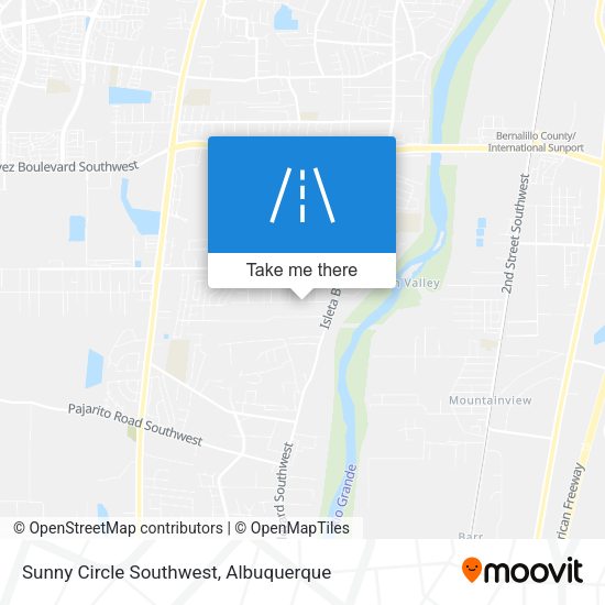 Mapa de Sunny Circle Southwest
