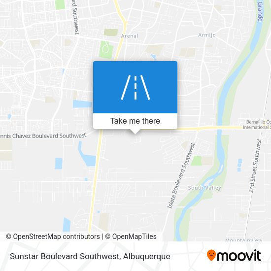 Sunstar Boulevard Southwest map
