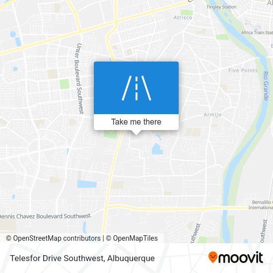 Mapa de Telesfor Drive Southwest