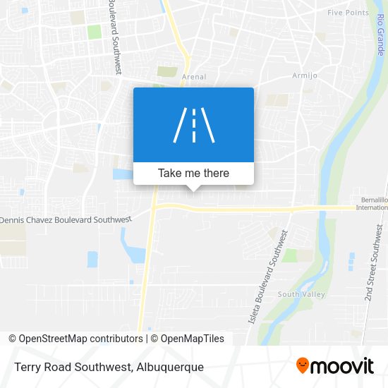Mapa de Terry Road Southwest
