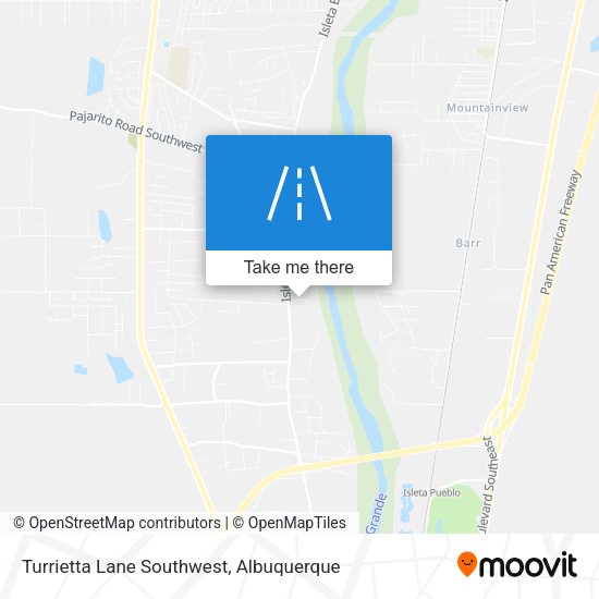 Mapa de Turrietta Lane Southwest