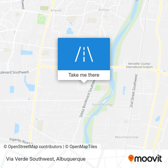 Mapa de Via Verde Southwest