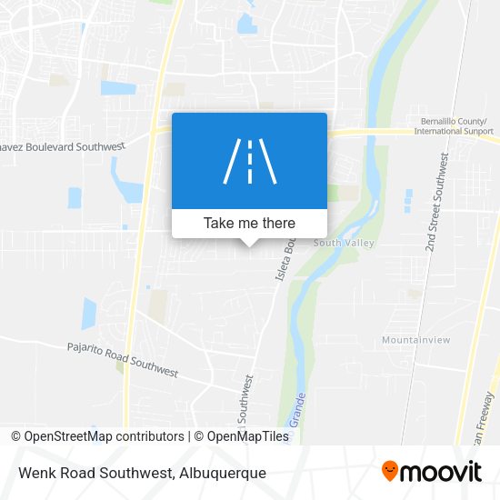 Mapa de Wenk Road Southwest